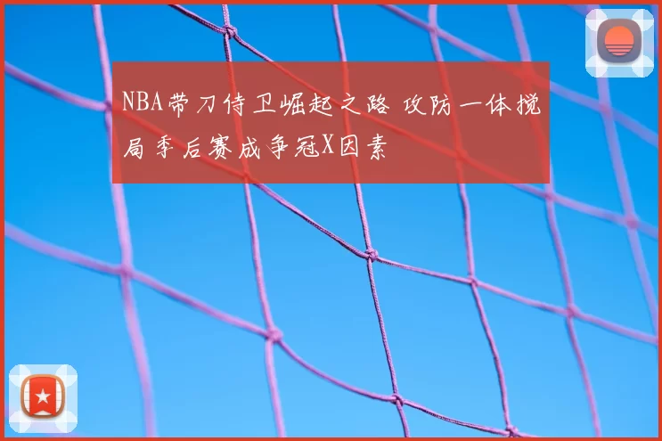 NBA带刀侍卫崛起之路 攻防一体搅局季后赛成争冠X因素