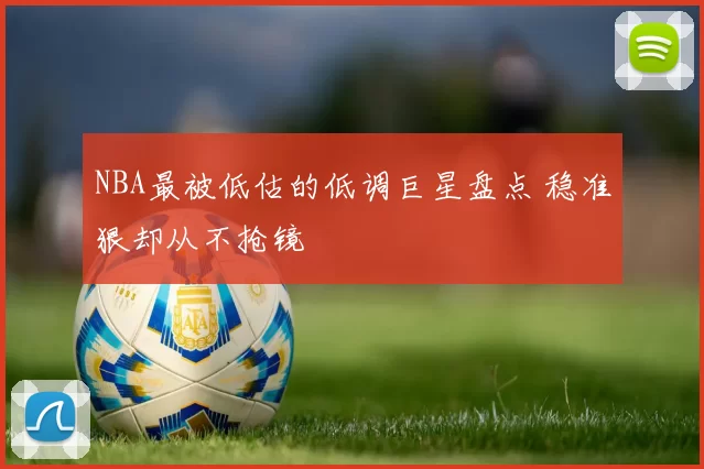 NBA最被低估的低调巨星盘点 稳准狠却从不抢镜